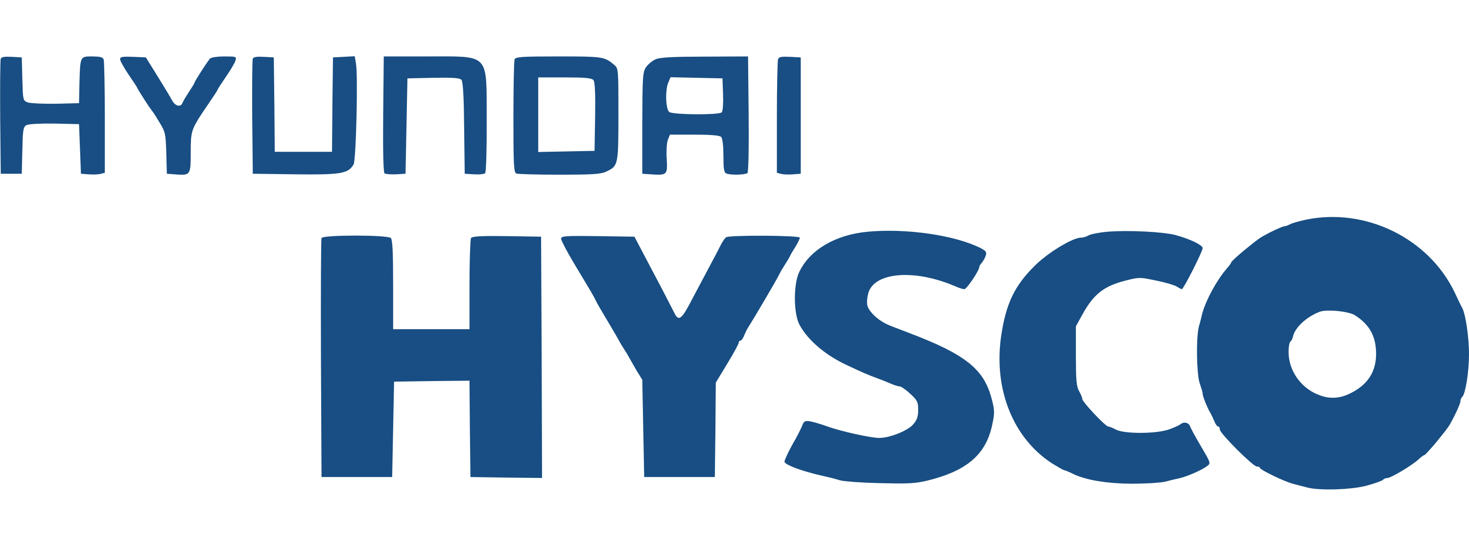 현대 HYSCO 로고